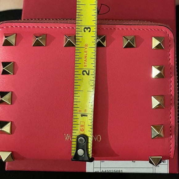 Valentino Zipper Card Coin Wallet - Picture 6 of 10